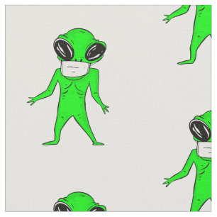coronavirus Halloween-Gesichtsmaske Alien Stoff