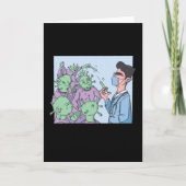 Coronavirus-Impfstoff Karte (Vorderseite)