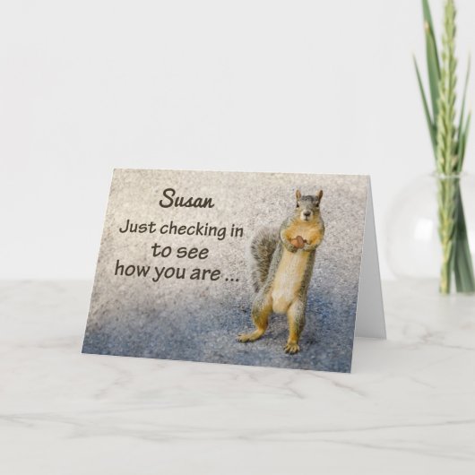 Coronavirus Individuelle Name Denken Sie an Ihr Ei Karte (Vorderseite)