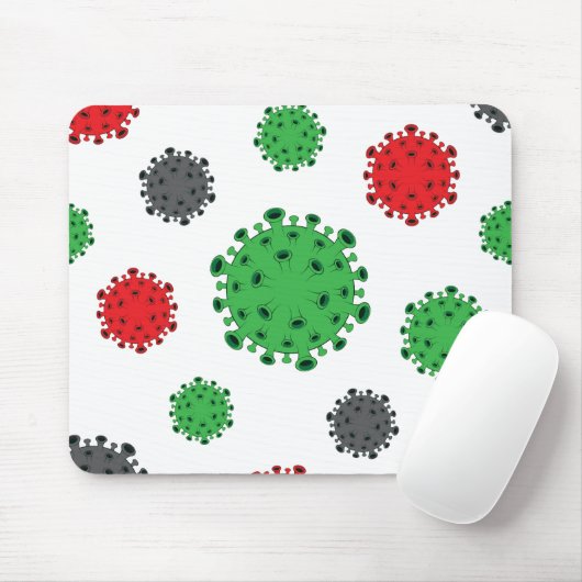 CoronaVirus Mousepad Covid19-Muster (Mit Mouse)