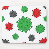CoronaVirus Mousepad Covid19-Muster (Vorne)