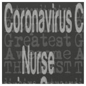 Coronavirus Nurse Extraordinaire Stoff (Nahaufnahme)