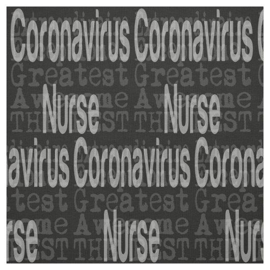 Coronavirus Nurse Extraordinaire Stoff (Muster)