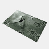 Coronavirus Nurse Floor Mat Fußmatte (Schrägansicht)