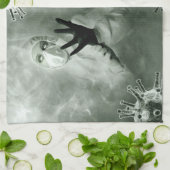 Coronavirus Nurse Geschirrtuch (Gefaltet)