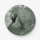 Coronavirus Nurse Pappteller (Vorderseite)