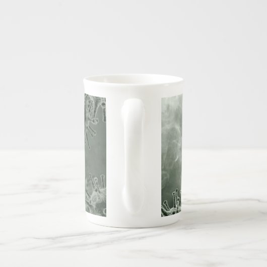 Coronavirus Nurse Porzellantasse (Rückseite)