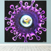 Coronavirus-Pandemie Leinwanddruck (Insitu (Holzboden))