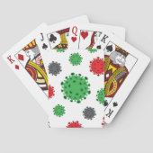 CoronaVirus Playing Cards Covid19 Design-Muster Spielkarten (Rückseite)