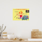 Coronavirus Poster (Küche)
