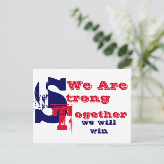 Coronavirus Postkarte (Stehend Vorderseite)