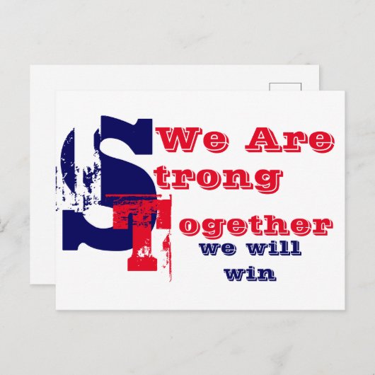 Coronavirus Postkarte (Vorne/Hinten)