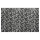 Coronavirus - Schwarz und Weiß Stoff (Fat Quarter (45,7 x 55,9 cm))