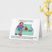 Coronavirus Selbstisolation Neues Hobby-Knittern. Karte (Gelbe Blume)