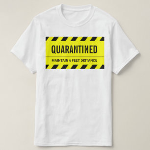 Coronavirus Selbstisolation Quarantäne T-Shirt