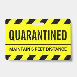 Coronavirus Selbstisolierung Quarantäne Ausweis