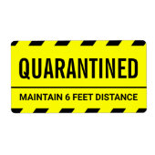 Coronavirus Selbstisolierung Quarantine (Vorne)