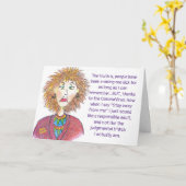 CoronaVirus-Spaß-Karte Karte (Gelbe Blume)