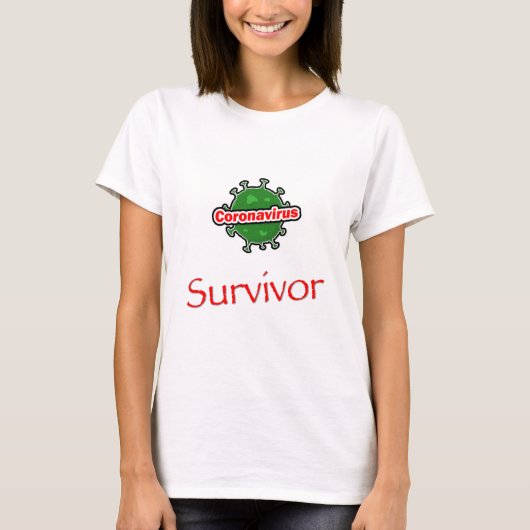 Coronavirus Survivor T-Shirt (Vorderseite)