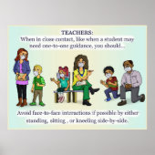 Coronavirus Teachers Poster (Vorne)