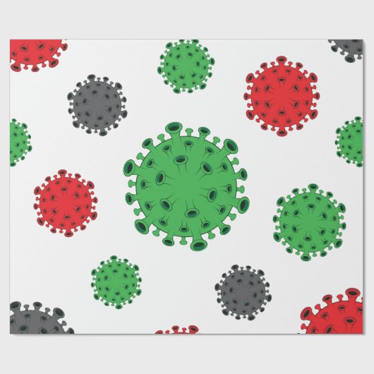 CoronaVirus-Umhüllungspapier Covid19 Design Geschenkpapier (Flach)