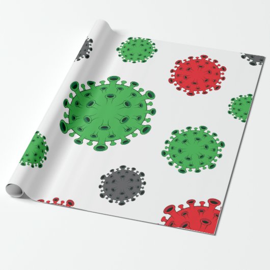 CoronaVirus-Umhüllungspapier Covid19 Design Geschenkpapier (Ungerollt)