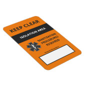 Coronavirus Warning Magnet Small (Covid19) (Rechte Seite)