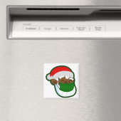 Coronavirus Weihnachtsmaske Magnet (In Situ (Geschirrspüler))