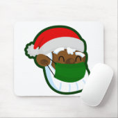 Coronavirus Weihnachtsmaske Mousepad (Mit Mouse)