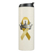 CORONAwareness White Gold Geo Travel Thermosbecher (Nach links gedreht)