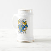 Coronel Familienwappen Bierglas (Vorderseite Links)