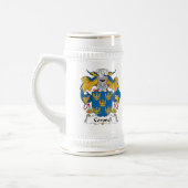 Coronel Familienwappen Bierglas (Links)