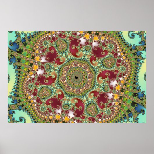 Coronel - Fraktal Poster (Vorne)