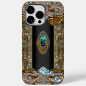 Coronellie Chic Elegant Monogram Case-Mate iPhone Hülle (Rückseite)