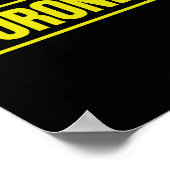 Coroner Uniform Costume Halloween Poster (Ecke)