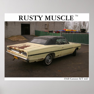 Coronet 1968 R/T Poster