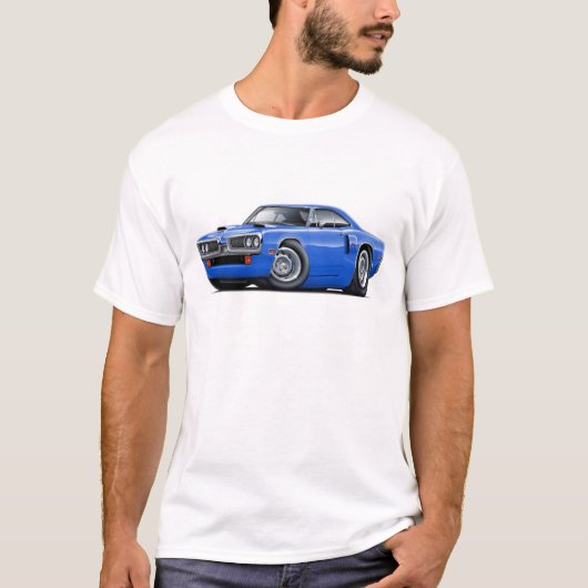 Coronet Funktelegrafie-Blau-Auto 1970 T-Shirt (Vorderseite)