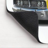 Coronet-gelbes Auto 1966 Mousepad (Ecke)