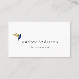Coronet Hummingbird Business Card Visitenkarte