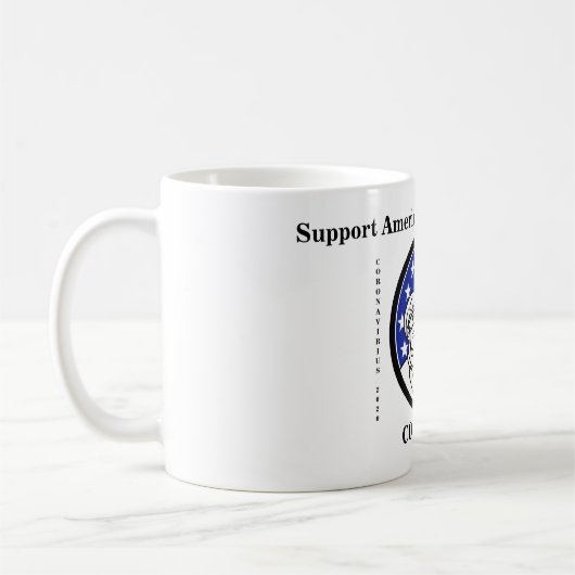 Coronoavirus 2020 kaffeetasse (Links)