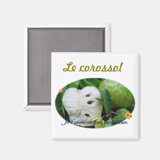 Corossol Magnet (Vorderseite/Rückseite)