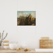 Corot - Abtei von Saint Germain de Pres Poster (Küche)