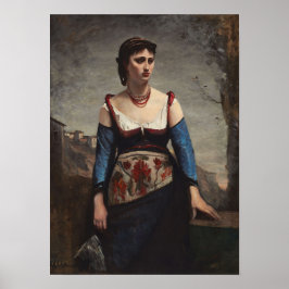 Corot - Agostina Poster
