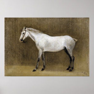 Corot - Apfelgraues Pferd Poster