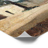 Corot - Aussicht auf Mantes Le Marechal-Ferrant Poster (Ecke)