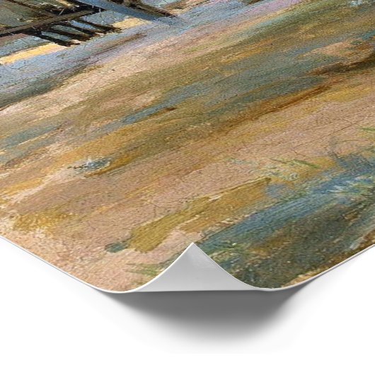 Corot - Der Bauer der Pithiviers Poster (Ecke)