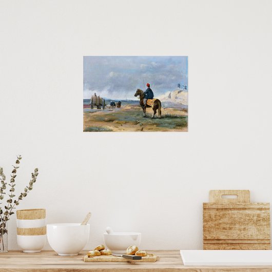 Corot - Der Bauer der Pithiviers Poster (Küche)