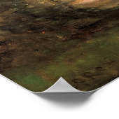 Corot - Der Fischer Poster (Ecke)