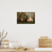 Corot - Der Fischer Poster (Küche)