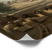 Corot - Der Hafen von La Rochelle Poster (Ecke)
